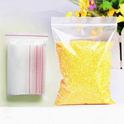 Food Grade Thick Reusable Custom Freezer Colored Zipper Plastic Snack Ziplock Storage Bags