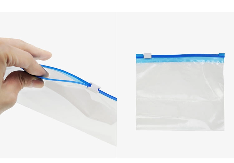 Zipper Freezer Bags Reusable Slide Ziplock Plastic Bag Frosted Slider Zipper Bag for Food Storage Freezer