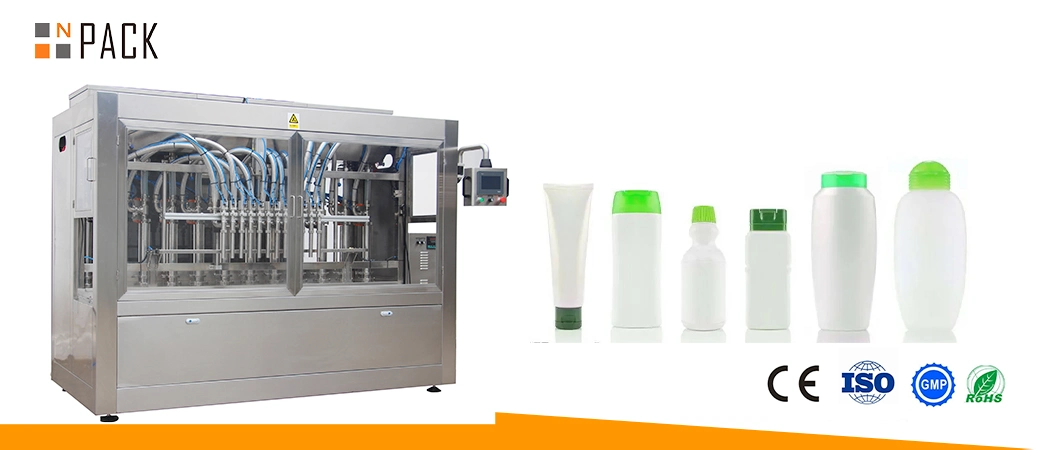 Hand Washing Liquid Soap Laundry Detergent Bottle Filling Capping Machine