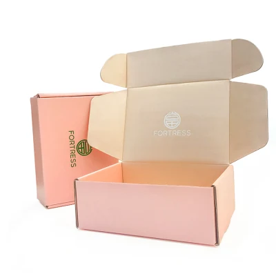 Custom Logo Color Corrugated Display Cardboard Gift Cosmetic Packaging Shipping Mailer Storage Thicker Paper Gift Packing Postal Box